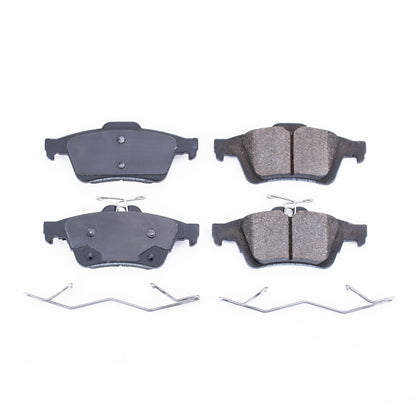 PowerStop Power Stop 2016 Ford Focus Rear Z17 Evolution Ceramic Brake Pads w/Hardware