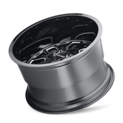 Mayhem 8107 Cogent 20x9 / 6x135 BP / 0mm Offset / 106mm Hub Black w/ Milled Spokes Wheel