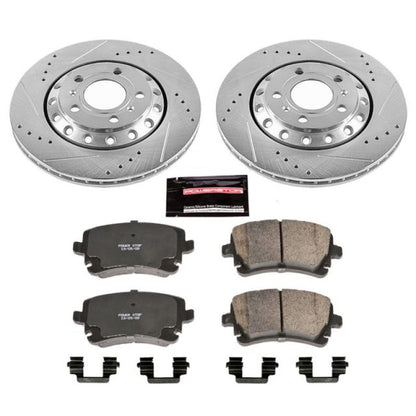 PowerStop Power Stop 03-10 Audi A8 Quattro Rear Z23 Evolution Sport Brake Kit