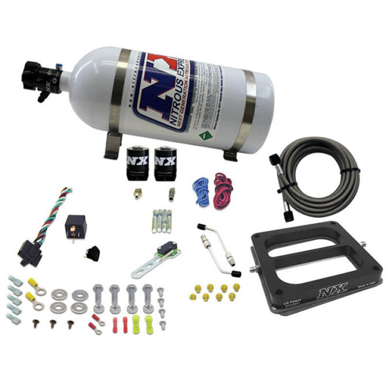 Nitrous Express Dom/Gasoline Nitrous Kit (100-500HP) w/10lb Bottle