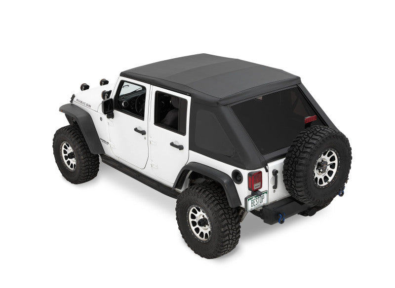 Bestop 07-18 Jeep Wrangler JK 4-Door Ascent (Black Diamond)