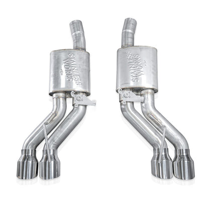 Stainless Works 22-25 Cadillac CT5-V Blackwing Axle Back Exhaust - Polished Tips