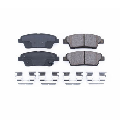 PowerStop Power Stop 17-19 Genesis G80 Rear Z17 Evolution Ceramic Brake Pads w/Hardware