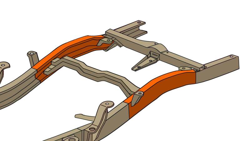 Rustbuster Over Axle Frame Section Left Side