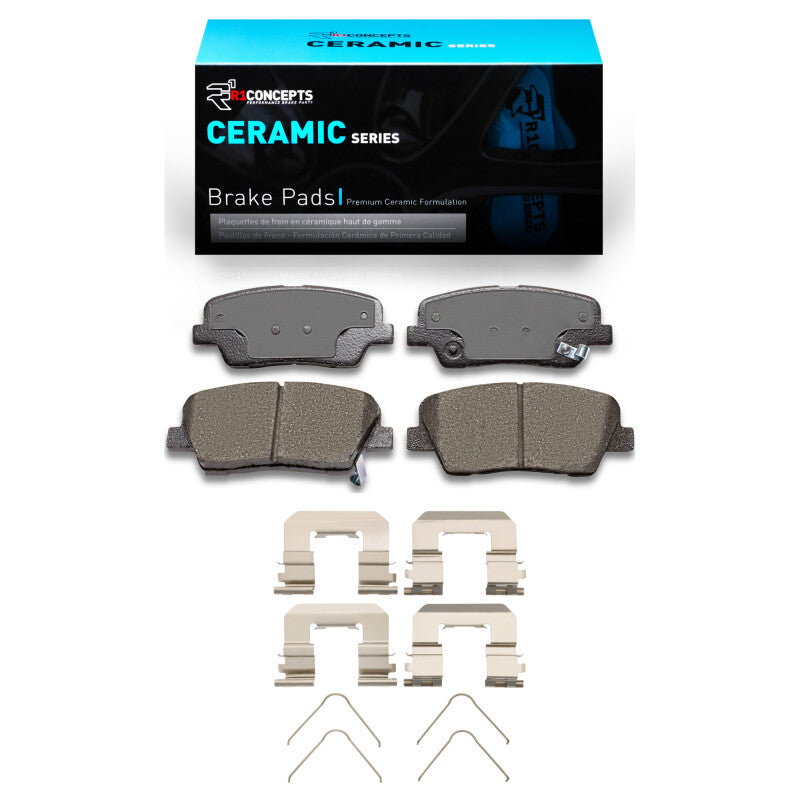 R1 Concepts R1 11-17 Hyundai Equus Rear Ceramic Pads & Hardware Kit