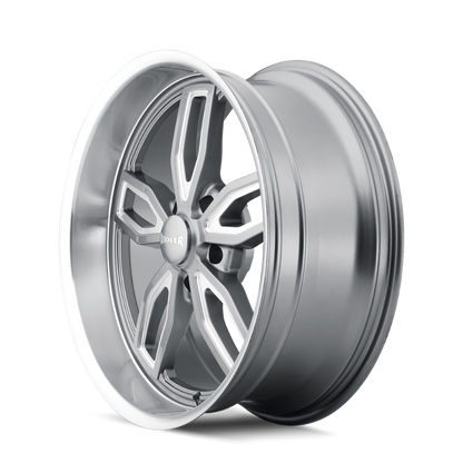 Ridler Wheels Ridler 608 20x10 / 5x120.65 BP / 0mm Offset / 72.62mm Hub Gloss Grey Milled Wheel