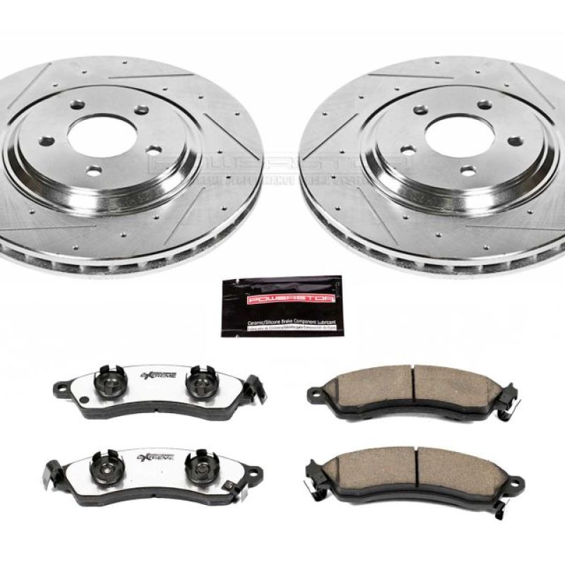 PowerStop Power Stop 94-99 Ford Mustang Front Z26 Street Warrior Brake Kit