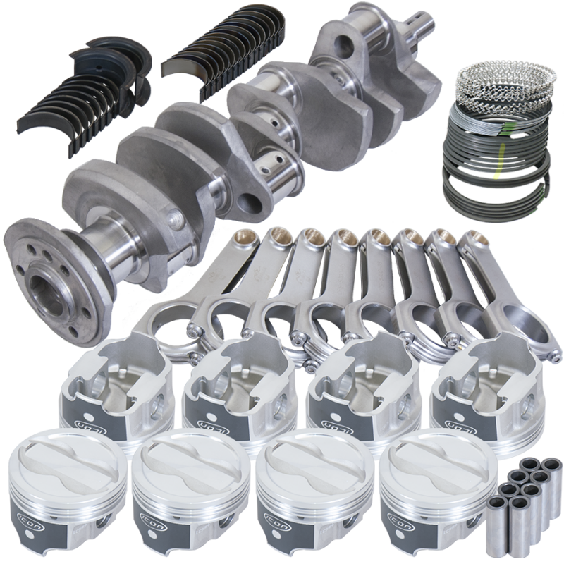 Eagle Chevy LT1 350 1Pc 3.750in Crank 5.700in H-Beam -18cc 4.040in Pistons Rotating Assembly