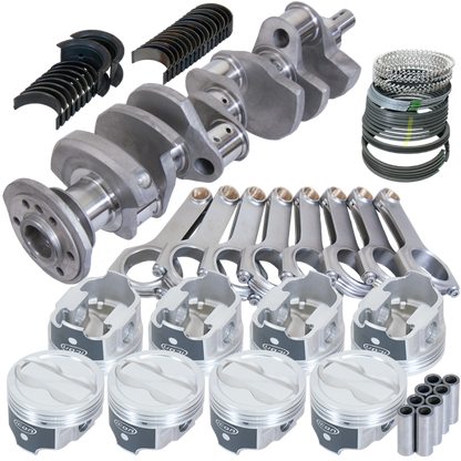 Eagle Chevy LT1 350 1Pc 3.750in Crank 5.700in H-Beam -18cc 4.030in Pistons Rotating Assembly
