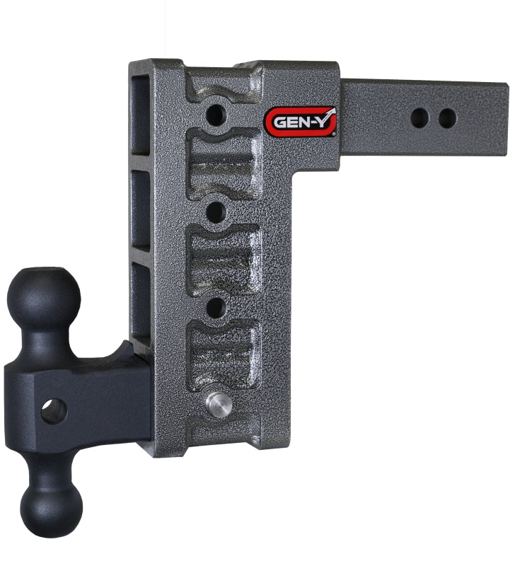 GEN-Y Hitch Gen-Y Mega Duty 2.5in Shank 9in Drop 3K TW 21K Hitch w/GH-061 Dual-Ball