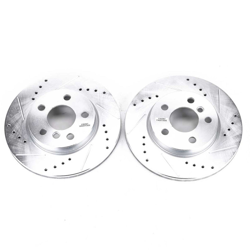PowerStop Power Stop 14-19 Mini Cooper Front Evolution Drilled & Slotted Rotors - Pair
