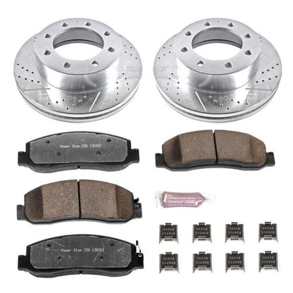 PowerStop Power Stop 10-11 Ford F-350 Super Duty Front Z36 Truck & Tow Brake Kit