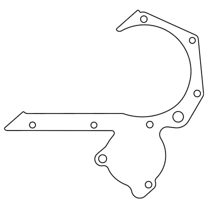 Cometic Gasket Cometic Cosworth BD Series - FVA/FVC .012in Fiber Timing Cover Gasket - Water Pump Blocked Off