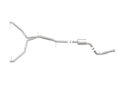 aFe 20-21 Audi A4 L4-2.0L (t) MACH Force-Xp 3in to 2-1/2in Stainless Steel Cat-Back Exhaust System