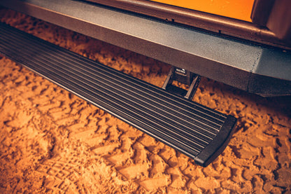 AMP Research 18-24 Jeep Wrangler JL 2DR PowerStep XL - Black (Incl OEM Style Illumination)