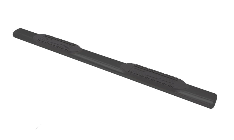 Lund 07-17 Chevy Silverado 1500 Crew Cab 6in. Oval Straight Black Nerf Bars - Black