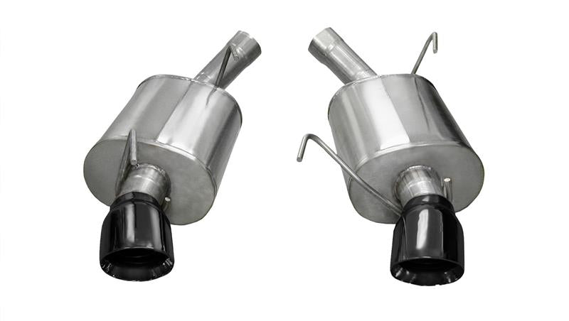 CORSA Performance Corsa 2005-2010 Ford Mustang Shelby GT500 5.4L V8 Black Sport Axle-Back Exhaust