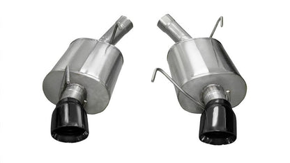 CORSA Performance Corsa 2005-2010 Ford Mustang Shelby GT500 5.4L V8 Black Sport Axle-Back Exhaust