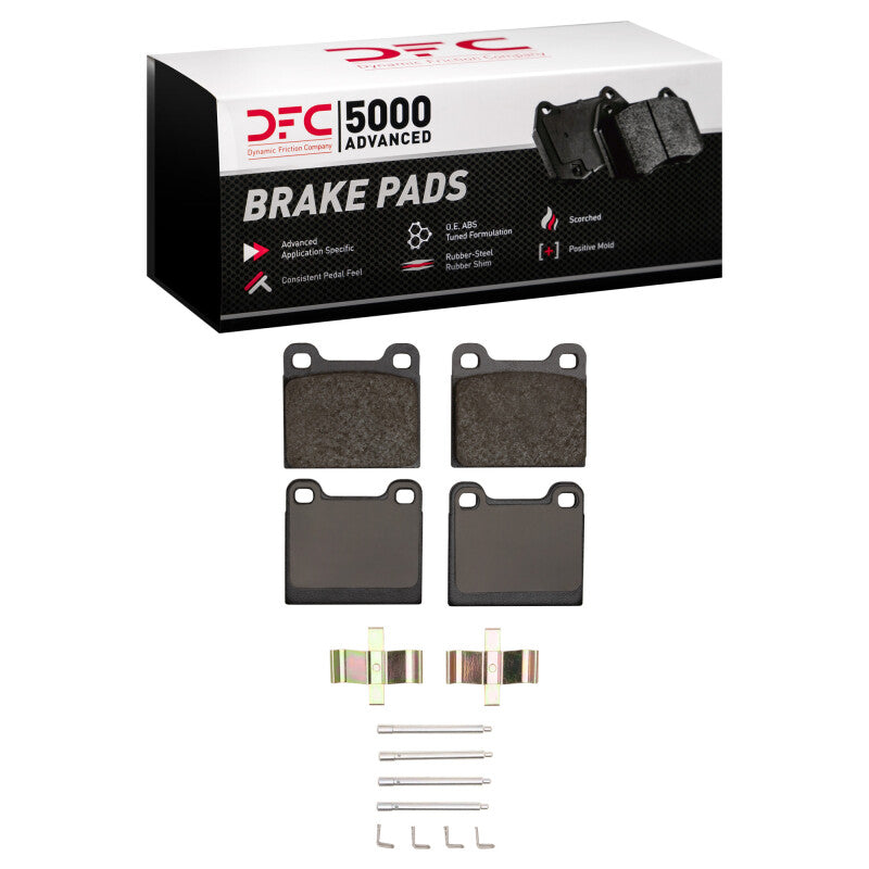 DFC 69-83 Porsche 912/911 Rear 5000 Advanced Low Metallic Brake Pads and Hardware Kit