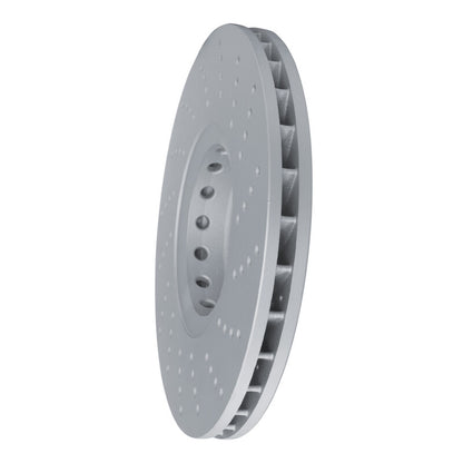 DFC 20-25 BMW X6 Left Front Drilled Hi-Carbon Alloy Geomet Coated Rotor