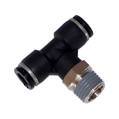 Kleinn Air Horns Kleinn 1/4In OD Tubing 1/4In M NPT T Push-to-Connect Fitting