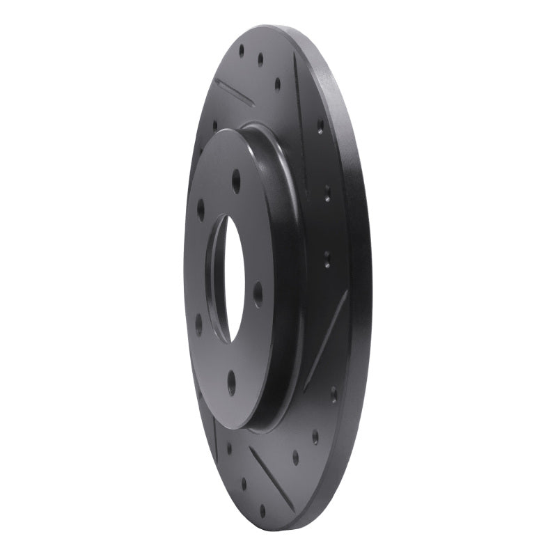 R1 Concepts R1 94-99 Buick Regal Rear Right Drilled & Slotted Black Brake Rotor