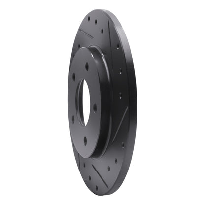 R1 Concepts R1 94-99 Buick Regal Rear Right Drilled & Slotted Black Brake Rotor