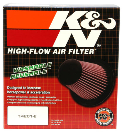 K&N Engineering K&N Filter Universal Air Filter Carbon Fiber Top With 6in Flange x 7.5in Base x 6in H
