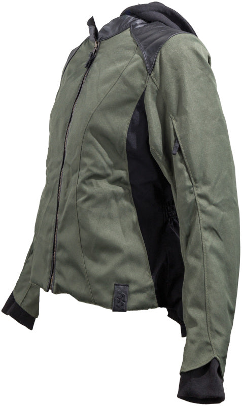 Speed and Strength Daydream Textile Jacket Olive/Black Womens - XL