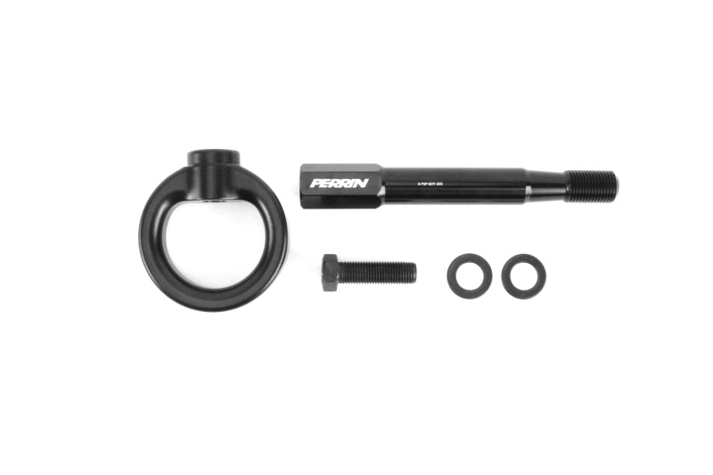 Perrin Performance PERRIN 22-26 Subaru WRX / 18-23 Crosstrek Tow Hook Kit (Rear) - Black