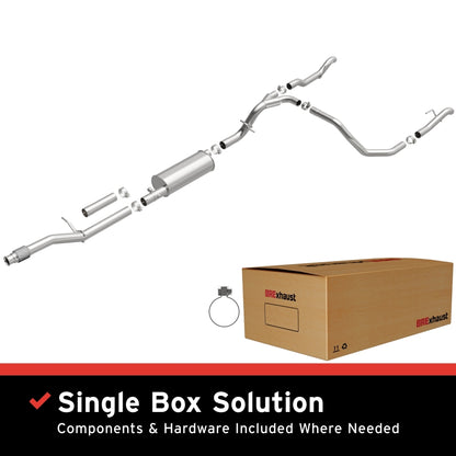 Magnaflow BRExhaust 19-24 Chevrolet Silverado 1500 5.3L Direct-Fit Replacement Exhaust Kit