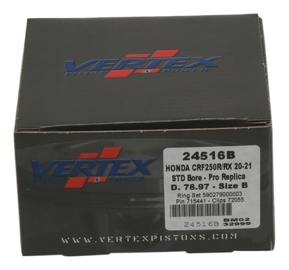 Vertex Pistons Vertex Piston 20-21 Honda CRF 250 R 250cc Forged Replica Piston Kit