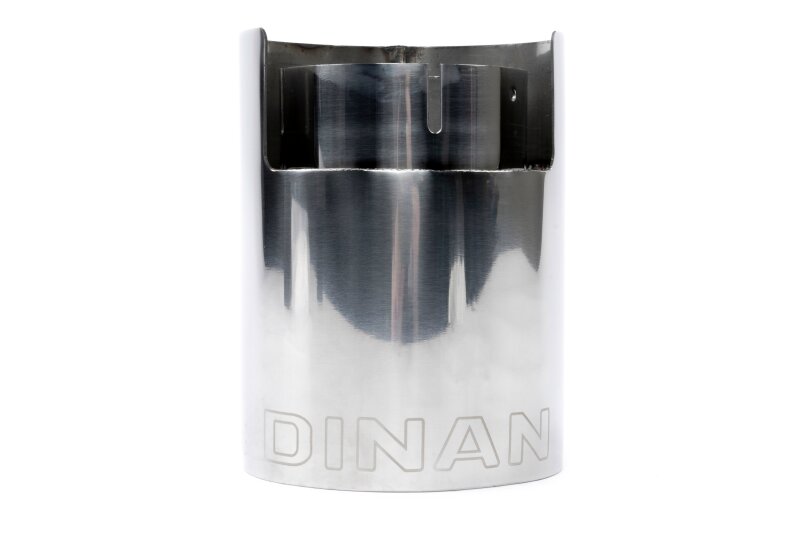 Dinan Double-Walled 4.5in Clamp-On Exhaust Tip - Polished - 4.5in Outlet / 3.25in Inlet