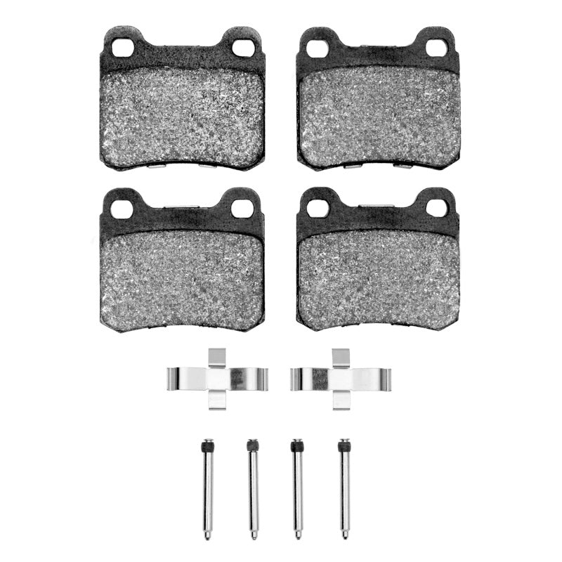 R1 Concepts R1 83-89 Mercedes-Benz 190D Rear Semi Met Pads & Hardware Kit