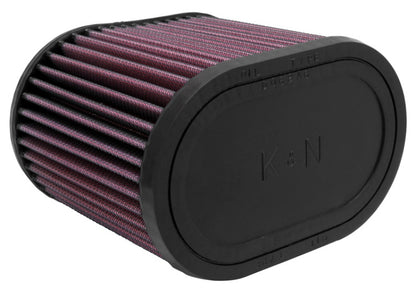 K&N Engineering K&N Universal Oval Clamp-On Air Filter 2-3/4in Flange 6-1/4in Length 4in Width 5in Height
