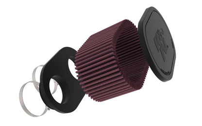K&N Engineering K&N 2-1/8in DUAL FLG 6-1/4 X 4inOD 3inH Universal Clamp-On Air Filter