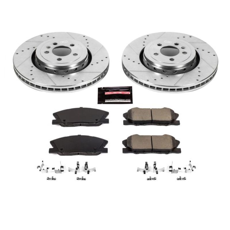 PowerStop Power Stop 14-22 Dodge Charger Front Z23 Evolution Brake Kit
