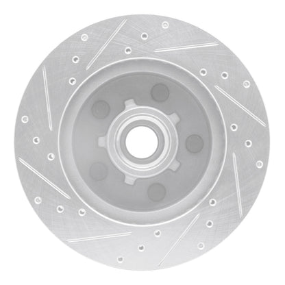 R1 Concepts R1 1988-1994 Chevrolet C1500 Front Right Drilled & Slotted Silver Brake Rotor