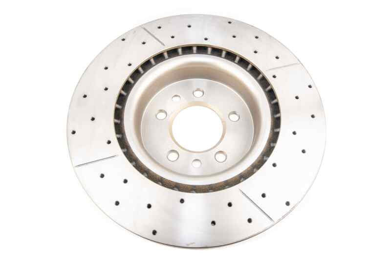 DBA 14-15 Land Rover Range Rover (w/o Brembo Brakes) Front Drilled & Slotted Street Series Rotor