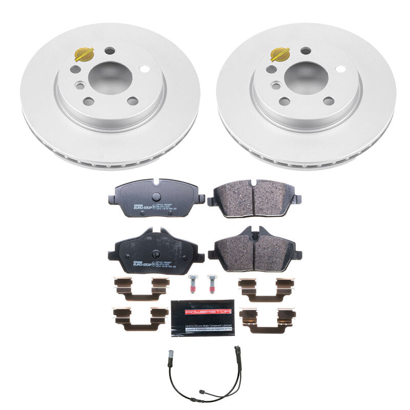 PowerStop Power Stop 14-16 Mini Cooper Front Euro-Stop Brake Kit