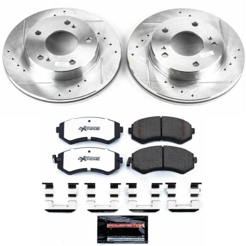 PowerStop Power Stop 94-96 Nissan 240SX Front Z26 Street Warrior Brake Kit