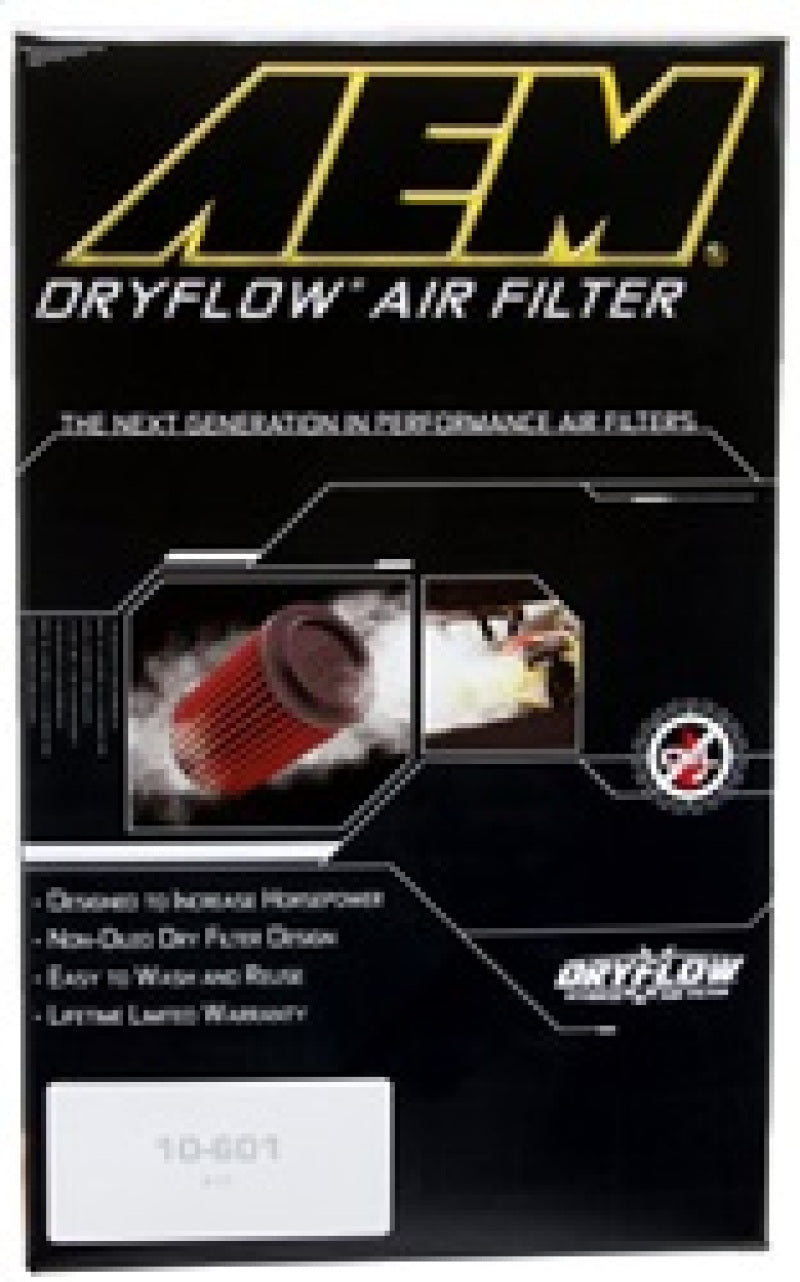 AEM Induction AEM DryFlow Air Filter - Round 2.75in ID x 6.25in OD x 8.25in H fits 2007-2014 Ford/Volvo