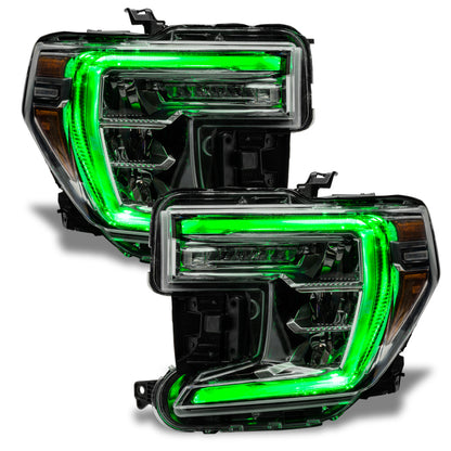 ORACLE Lighting Oracle 19-21 GMC Sierra 1500 RGB+W Headlight DRL Upgrade Kit - ColorSHIFT 2