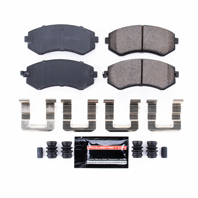 PowerStop Power Stop 89-96 Nissan 240SX Front Z23 Evolution Sport Brake Pads w/Hardware