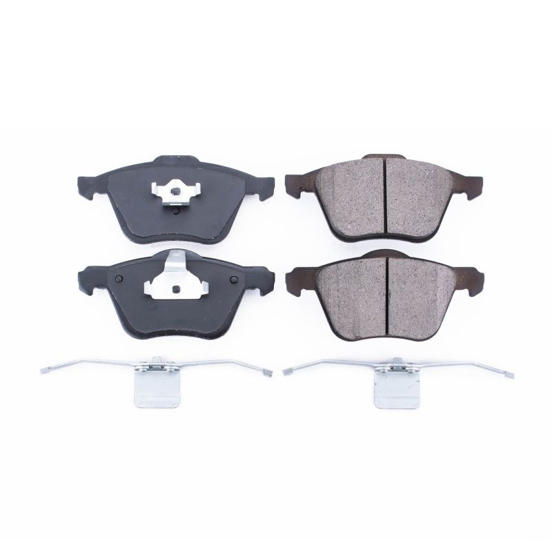 PowerStop Power Stop 08-09 Volvo S60 Front Z17 Evolution Ceramic Brake Pads w/Hardware