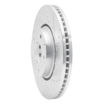 R1 Concepts R1 16-25 Mazda 6 Front Right Drilled & Slotted Silver Brake Rotor
