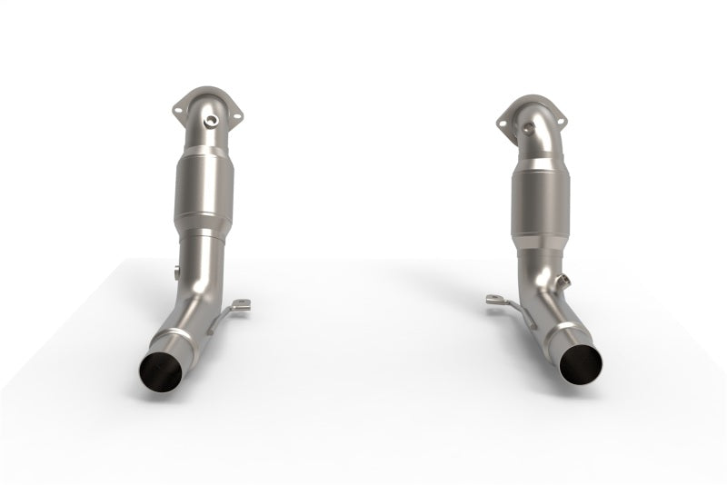 Kooks Headers Kooks 20-24 Ford Exployer ST/Aviator 3in x 2-1/2in Stainless Steel GREEN Catted Downpipes