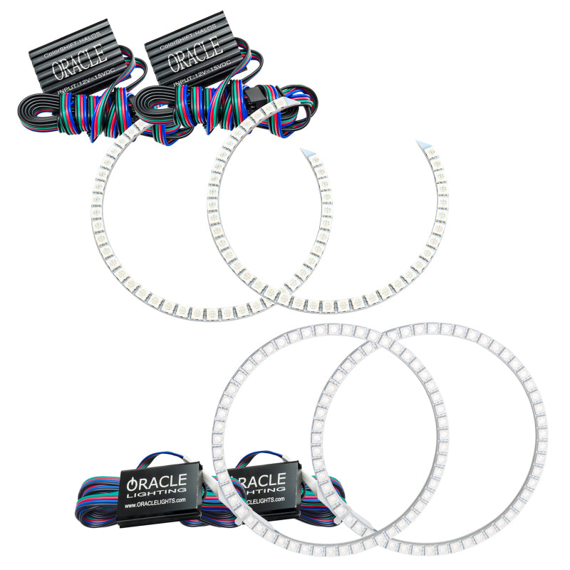 ORACLE Lighting Oracle Mitsubishi Lancer/Evo 08-16 Halo Kit - ColorSHIFT w/o Controller
