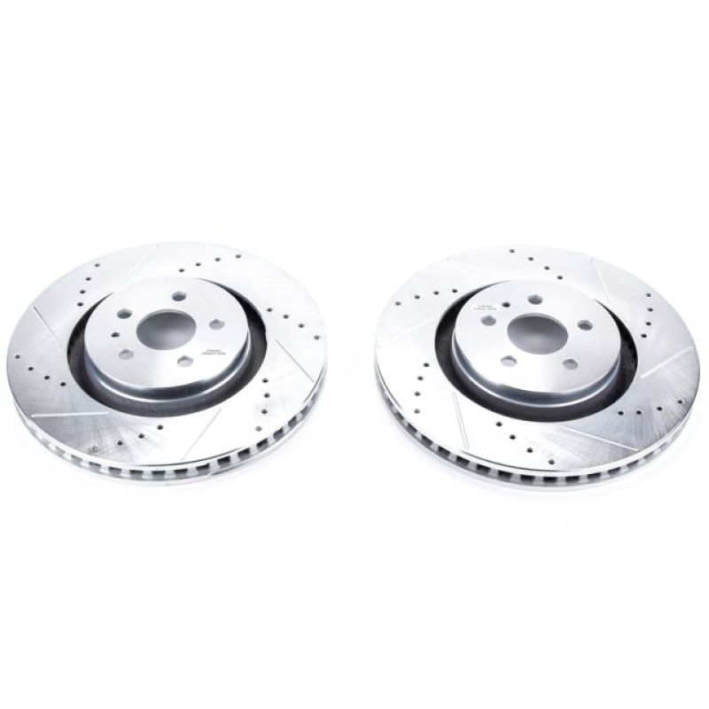PowerStop Power Stop 15-18 Ford Edge Front Evolution Drilled & Slotted Rotors - Pair