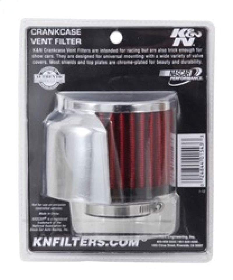 K&N Engineering K&N 1.375in Flange ID x 3in OD x 2.5in Height Clamp On Crankcase Vent Filter